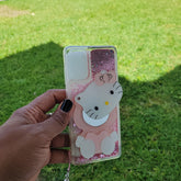 Hello Kitty Glitter Liquid With Mirror